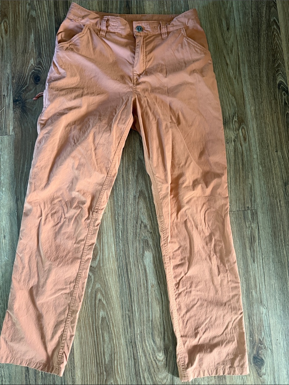 Patagonia Women's Straight Leg Pants in Salmon Peach